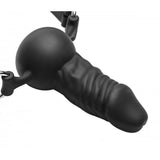 Master Series Suppressor Silicone Face Banger Gag Black