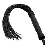 Frisky Punish Me Silicone Flogger Black