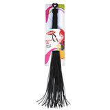 Frisky Punish Me Silicone Flogger Black