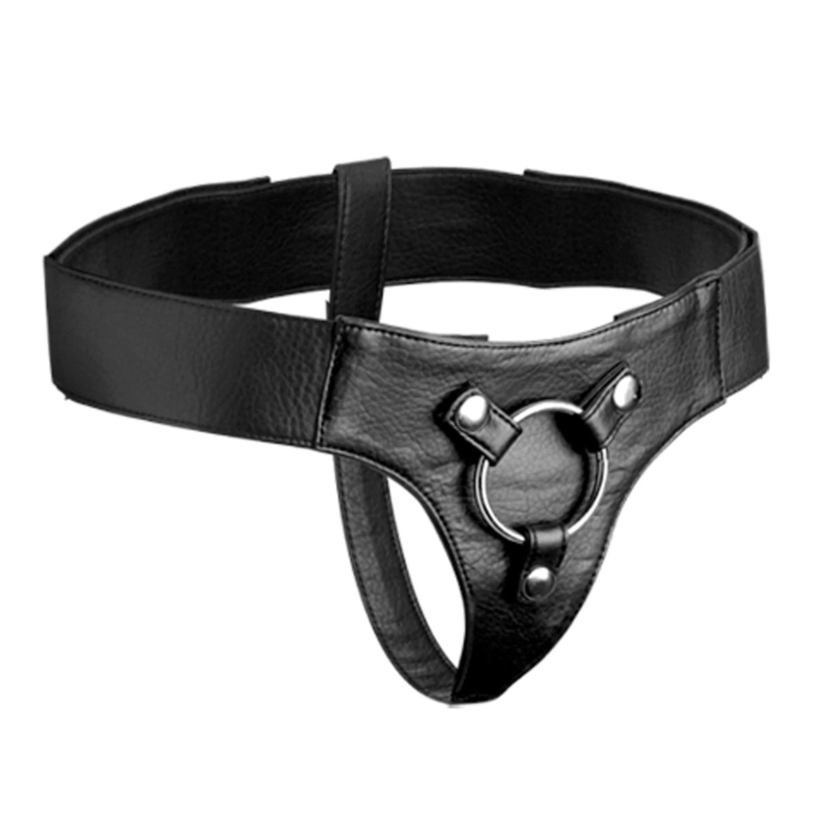Strap U Domina Adjustable Wide Band Strap-On Harness Black