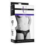 Strap U Domina Adjustable Wide Band Strap-On Harness Black