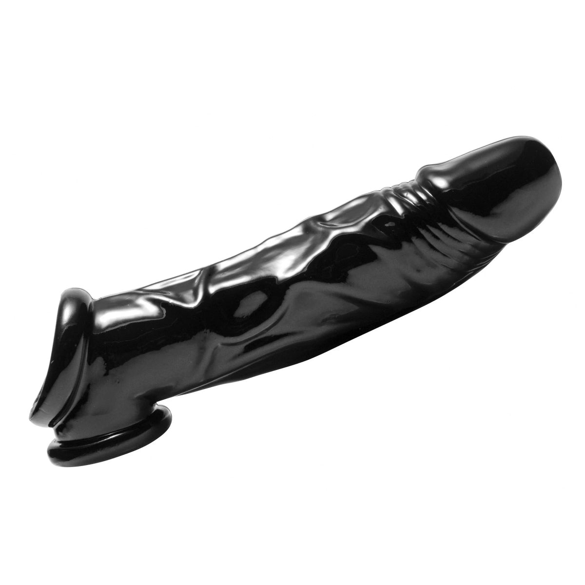 Master Series Fuck Tool Penis Sheath And Ball Stretcher Black