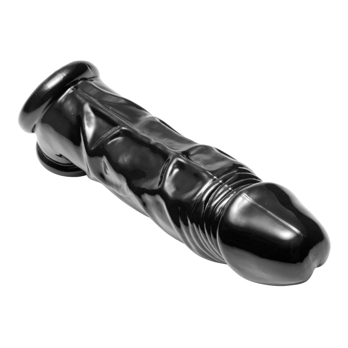 Master Series Fuck Tool Penis Sheath And Ball Stretcher Black