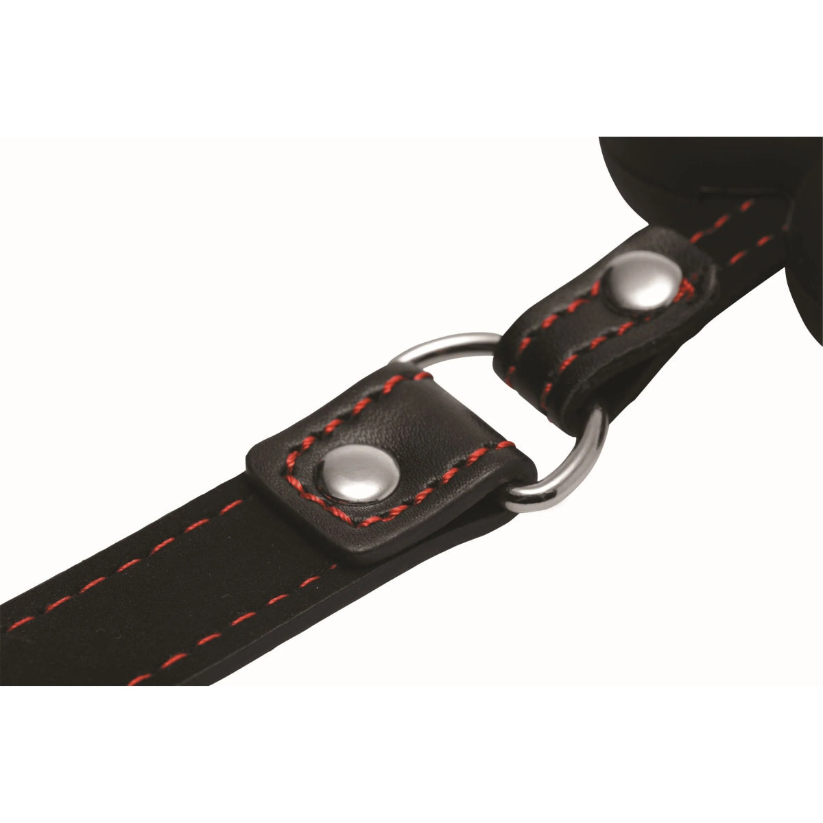 Master Series Hound Adjustable Dog Bone Gag Black