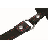 Master Series Hound Adjustable Dog Bone Gag Black