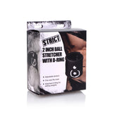 Strict Ball Stretcher With D-Ring Black 2 Inch