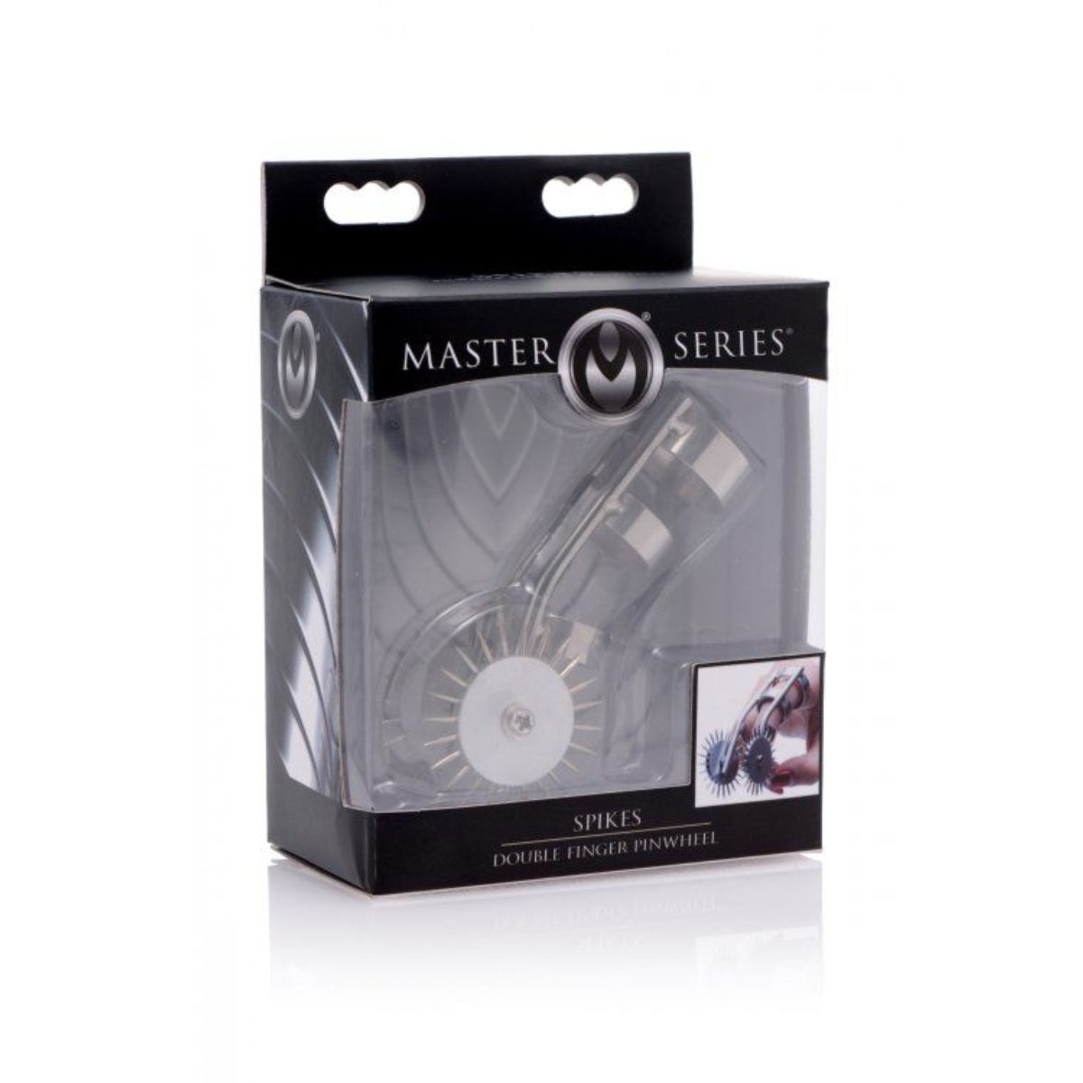 Master Series Spikes Double Finger Pinwheel Silver