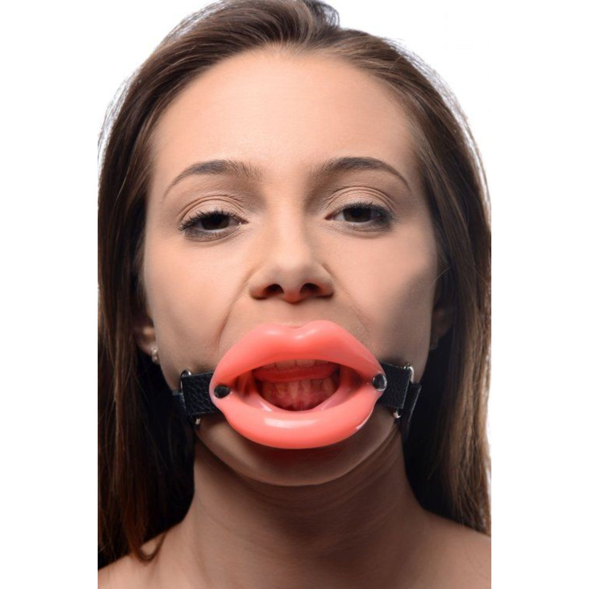 Master Series Sissy Mouth Gag Pink Black