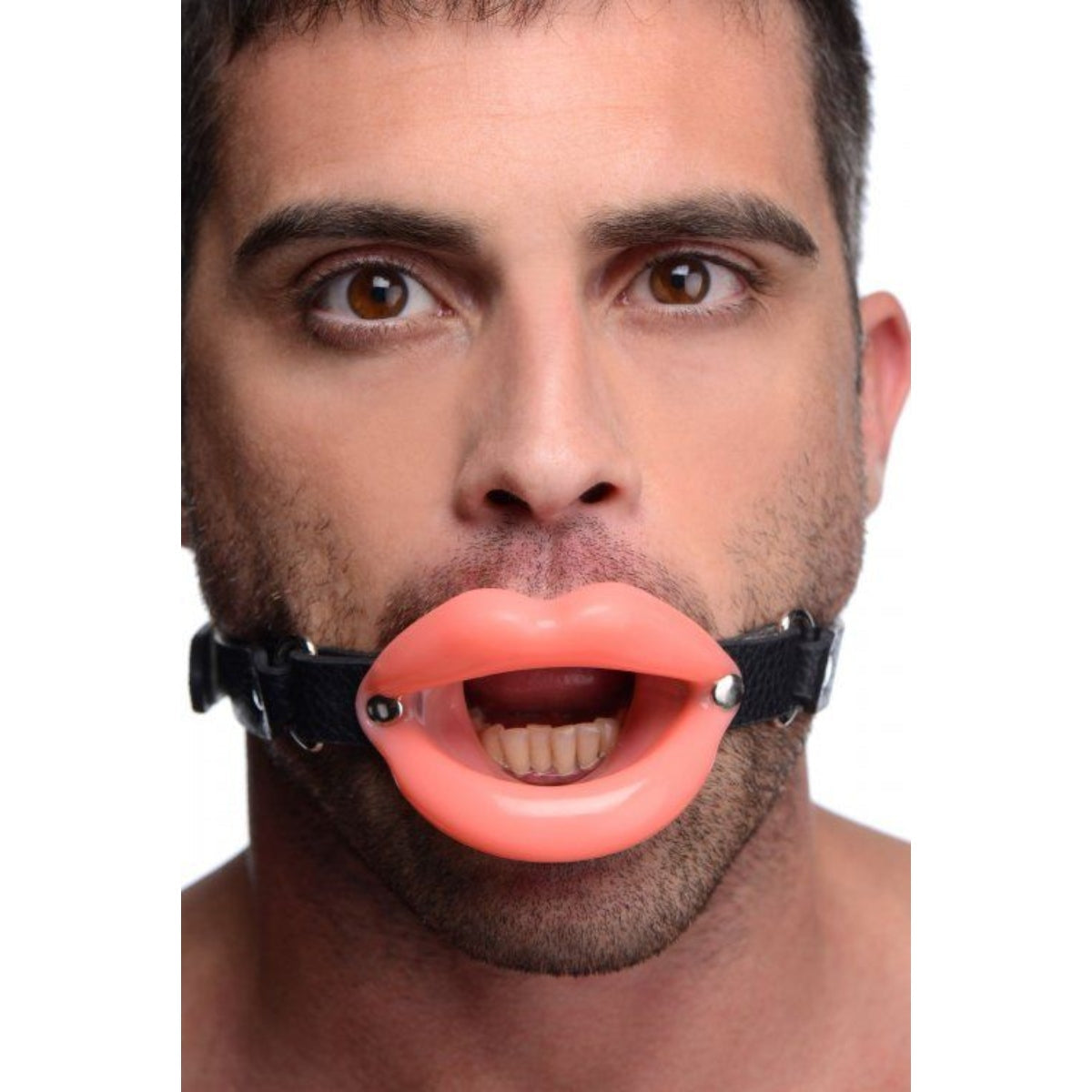 Master Series Sissy Mouth Gag Pink Black