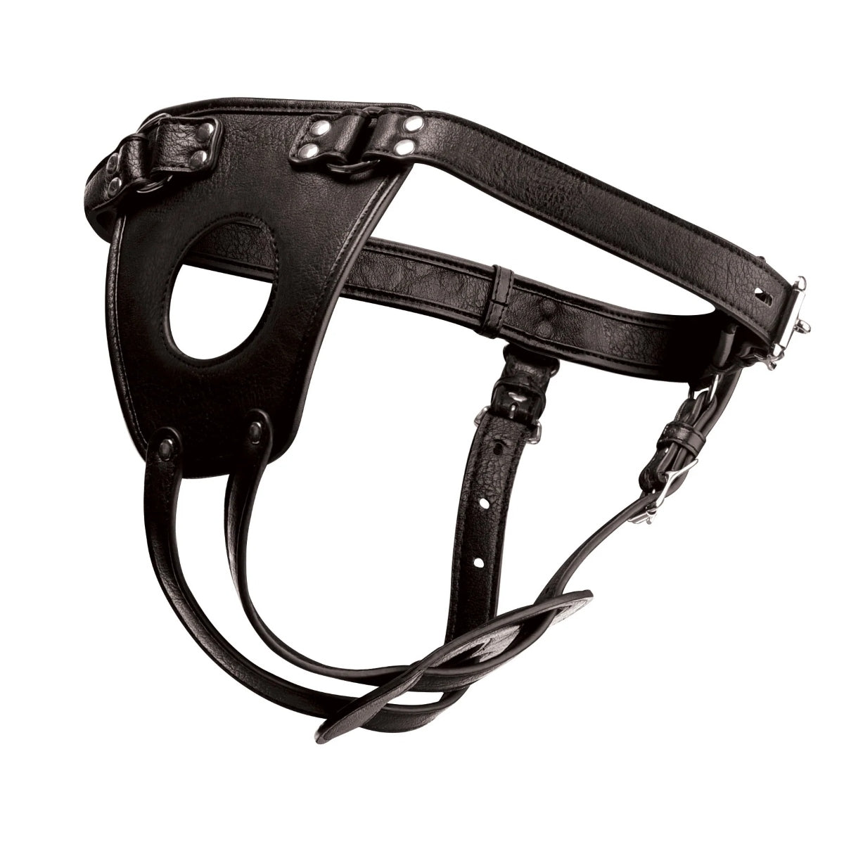 Master Series Ass Holster Butt Plug Harness Black