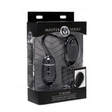 Master Series O-Bomb Rechargeable Remote Control Egg Vibrator Black