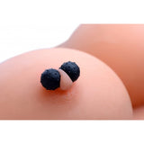 Master Series Dragon's Orbs Nubbed Silicone Magnetic Balls Black