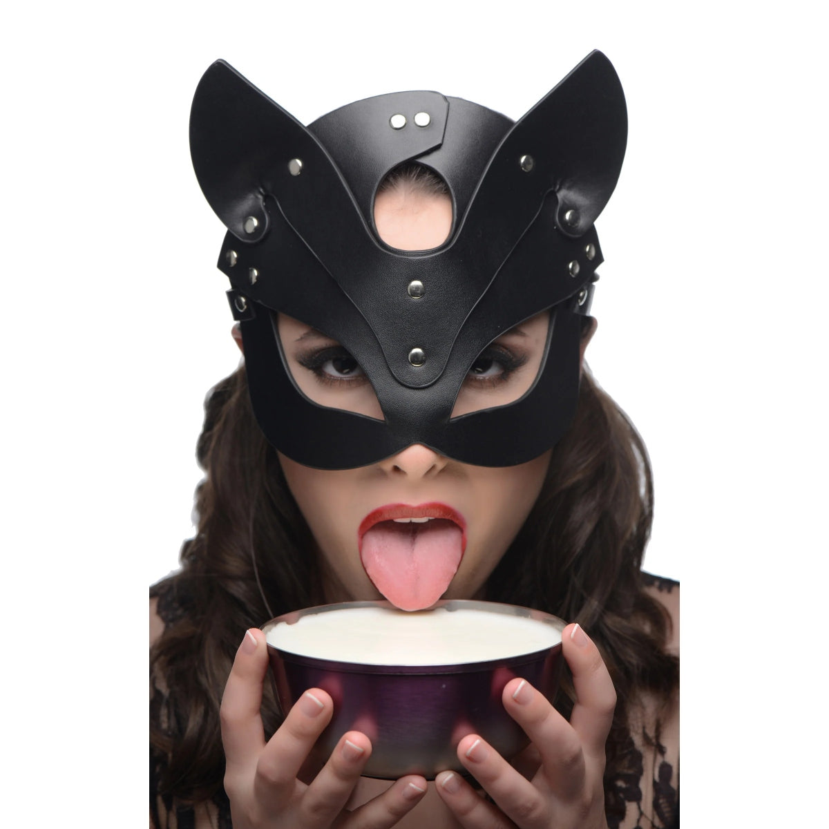 Master Series Naughty Kitty Cat Mask Black