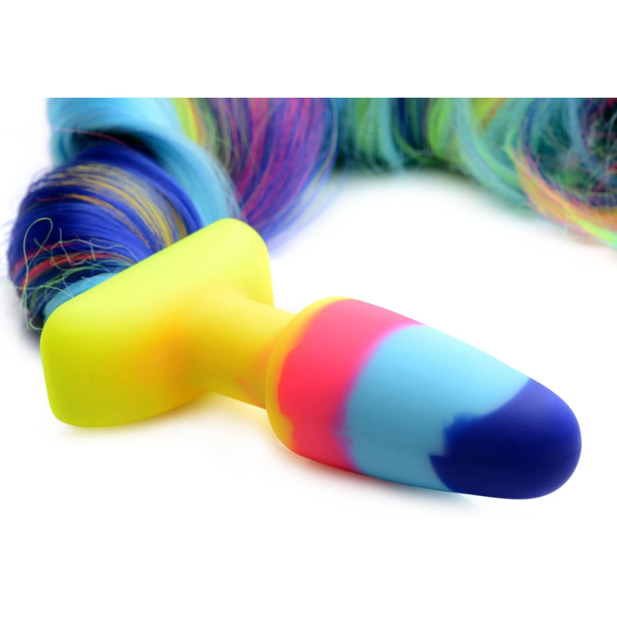 Tailz Rainbow Unicorn Tail Butt Plug Rainbow