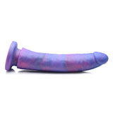 Strap U Magic Stick Glitter Silicone Dildo Purple Pink 8.2 Inch