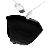 Trinity For Men 10X Pleasure Stroke Vibrating Silicone Penis Sleeve Black