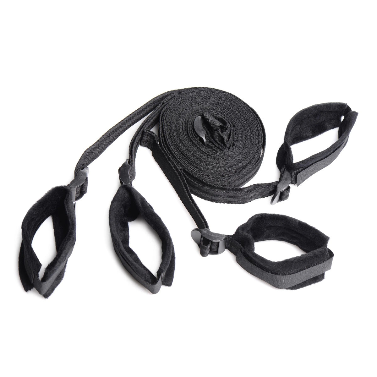 Strict Bed Restraint Bondage Kit Black