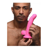 Pop Peckers Dildo With Balls Pink 7.5 Inch