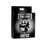 Strict Leather Cock Gear Leather Snap-On Harness Cock Ring Black