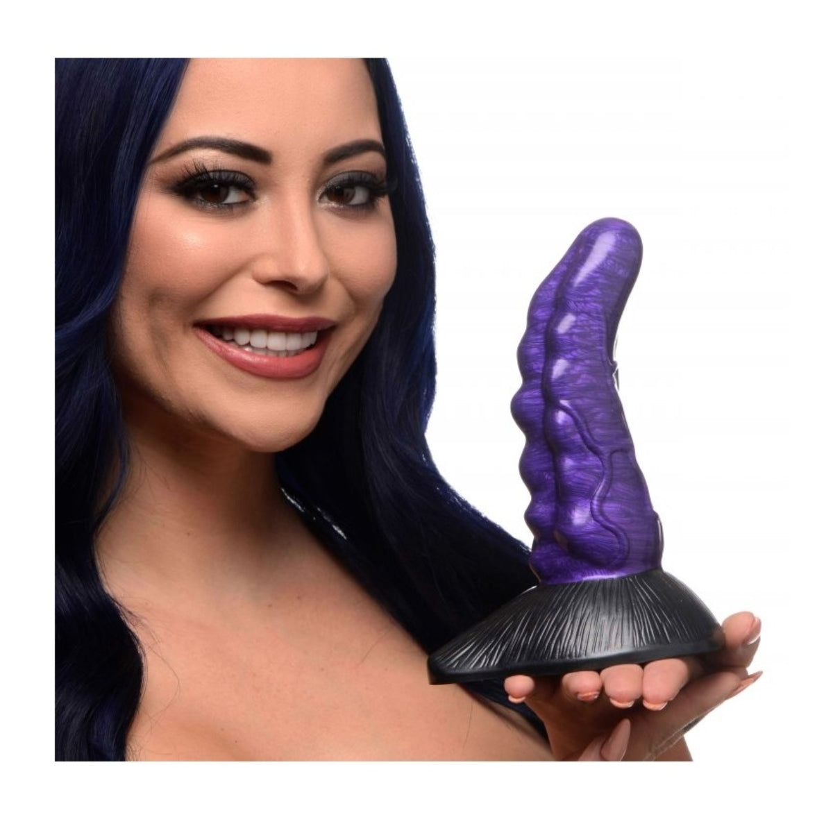 Creature Cocks Orion Invader Veiny Space Alien Silicone Dildo Purple - Simply Pleasure