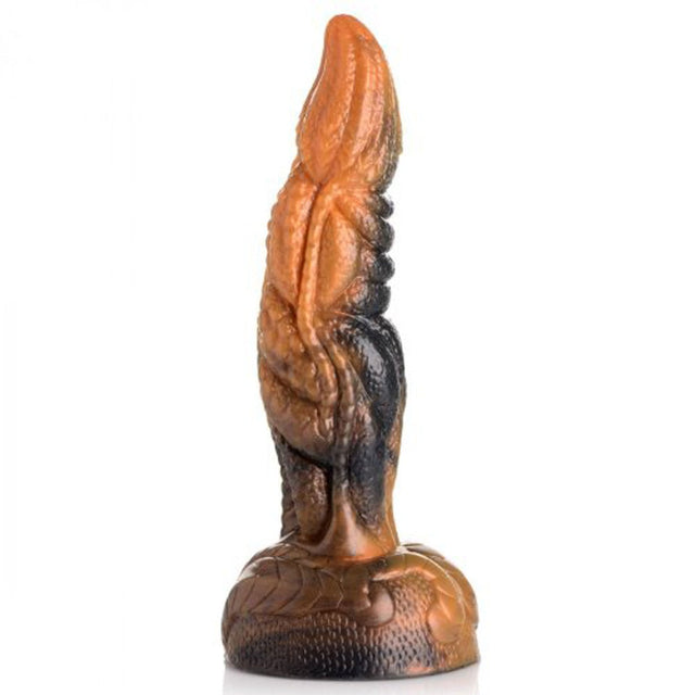 Creature Cocks Ravager Rippled Tentacle Silicone Dildo Rust Orange - Simply Pleasure