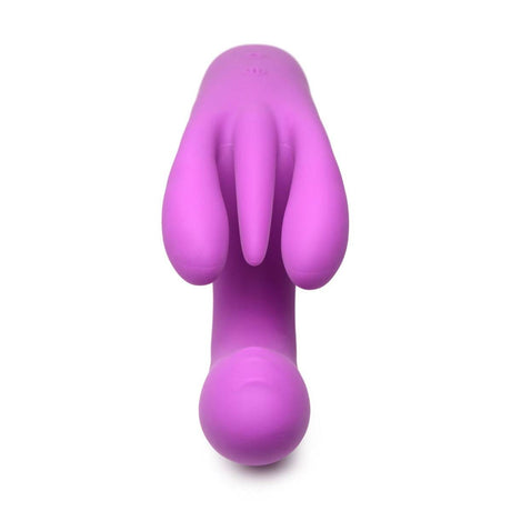 BANG! Triple Rabbit Vibrator Purple - Simply Pleasure