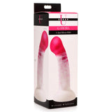 Strap U G-Swirl G-Spot Silicone Dildo Pink White