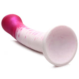 Strap U G-Swirl G-Spot Silicone Dildo Pink White