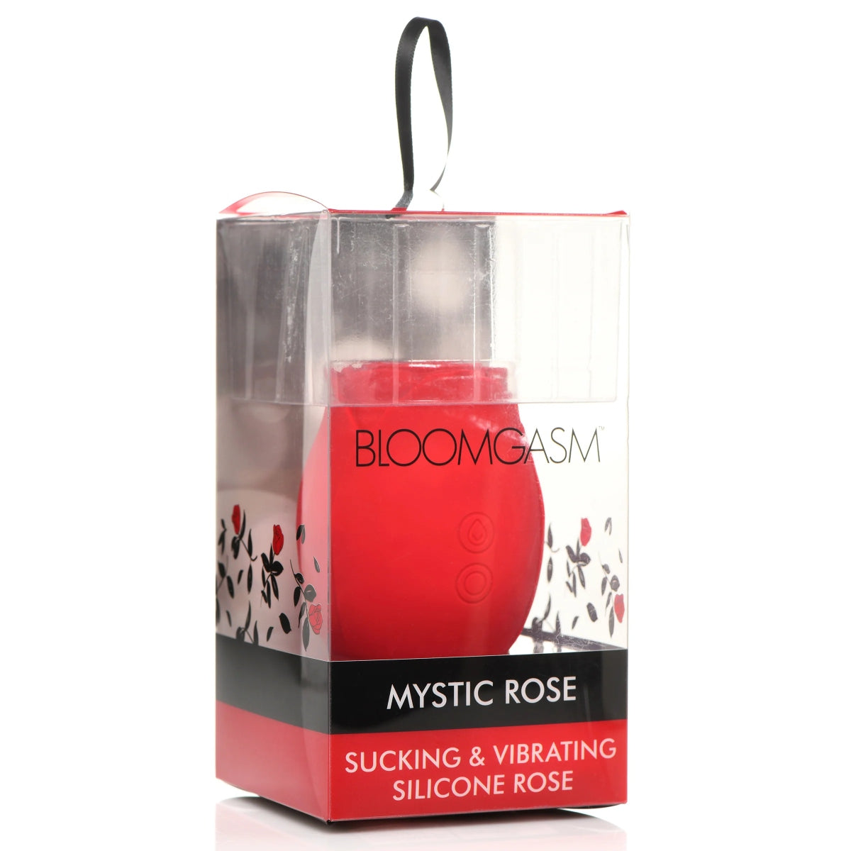 Bloomgasm Mystic Rose Sucking & Vibrating Silicone Rose Vibrator Red