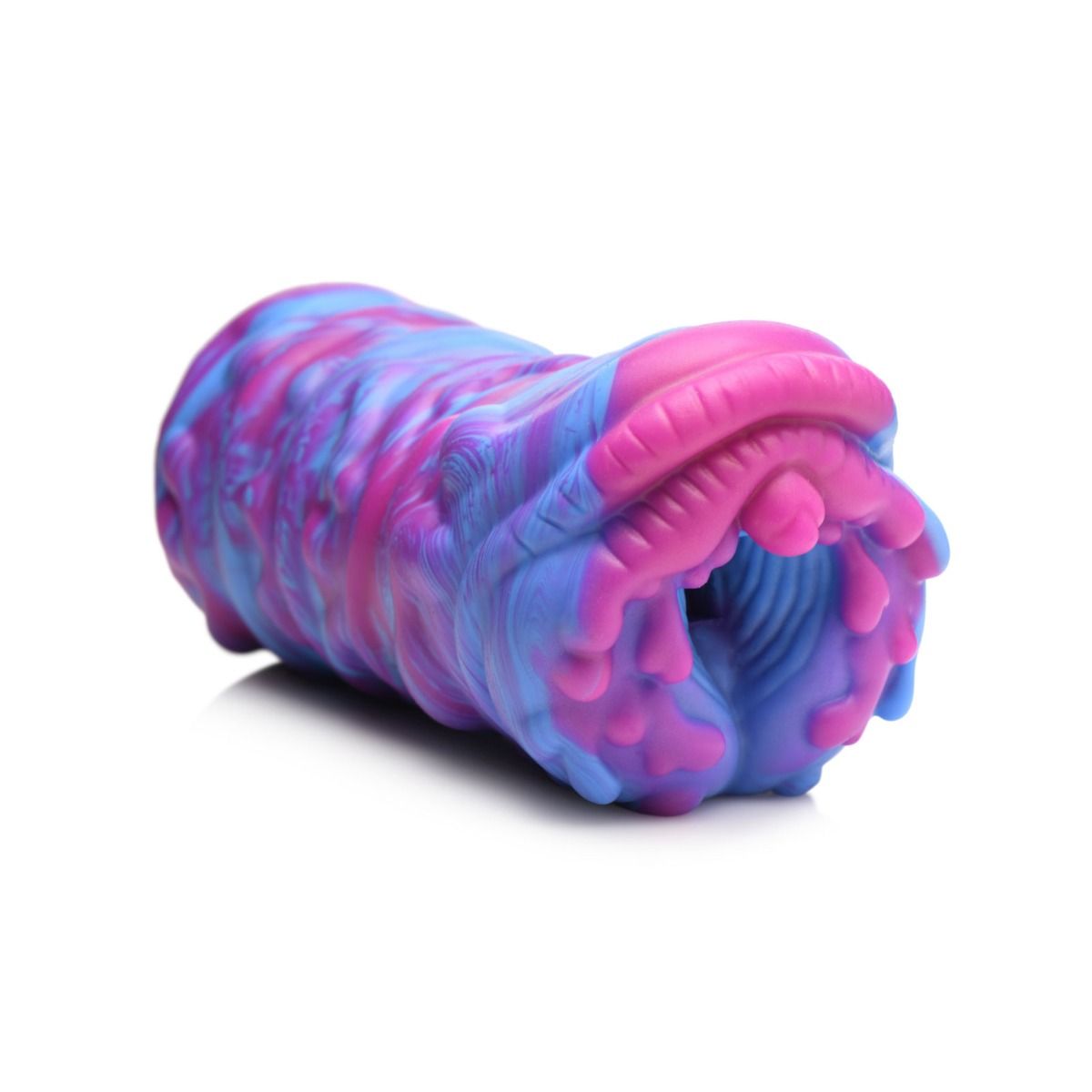 Creature Cocks Cyclone Squishy Silicone Alien Vagina Masturbator Blue Pink Purple - Simply Pleasure