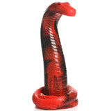 Creature Cocks King Cobra Silicone Dildo Black Red - Simply Pleasure