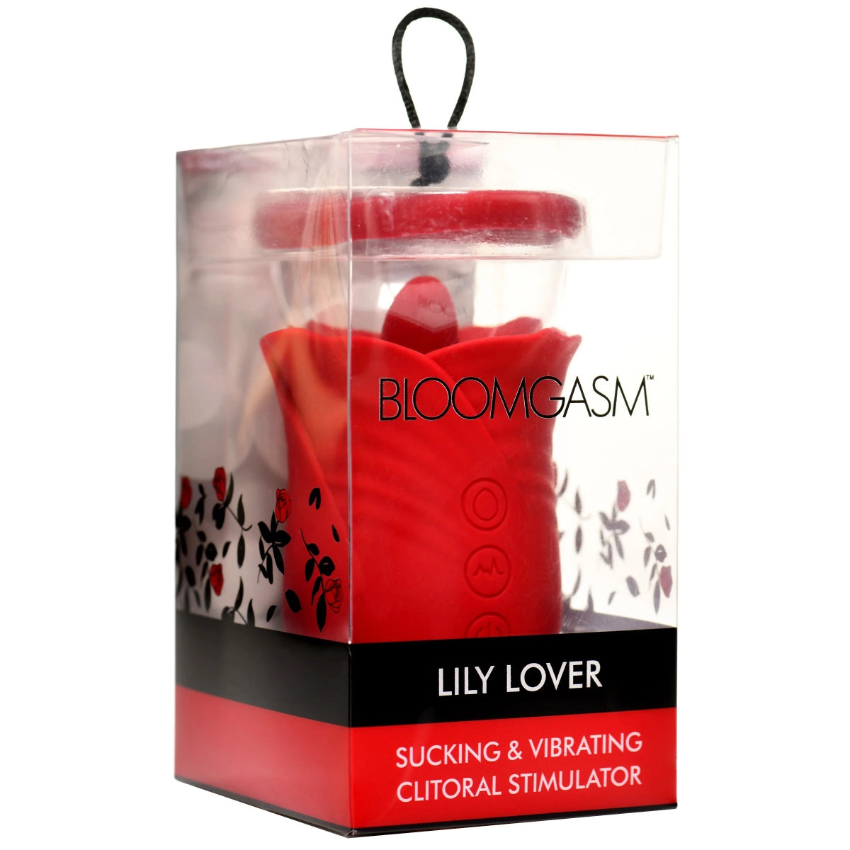 Bloomgasm Lily Lover Sucking & Vibrating Clitoral Stimulator Red