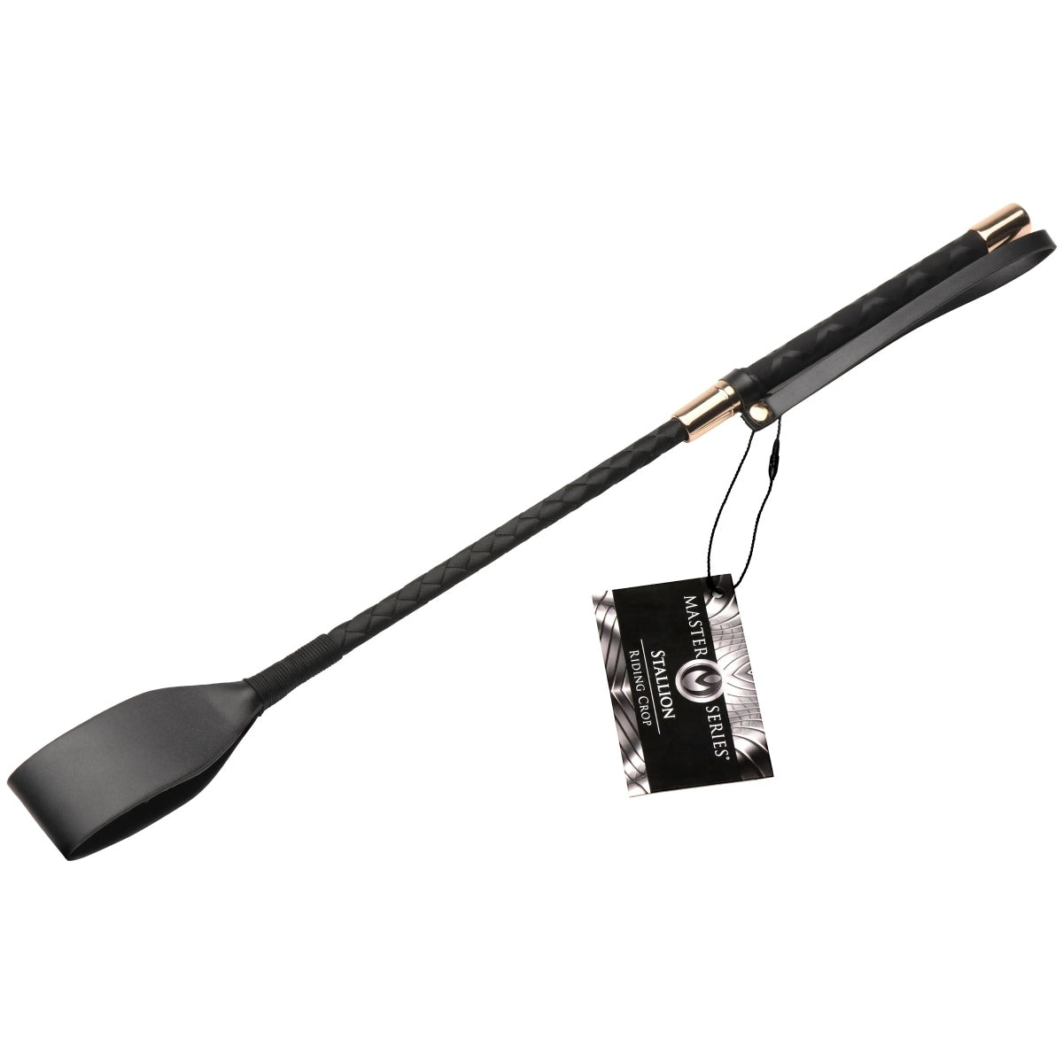 Master Series Stallion Riding Crop Black 18 Inch