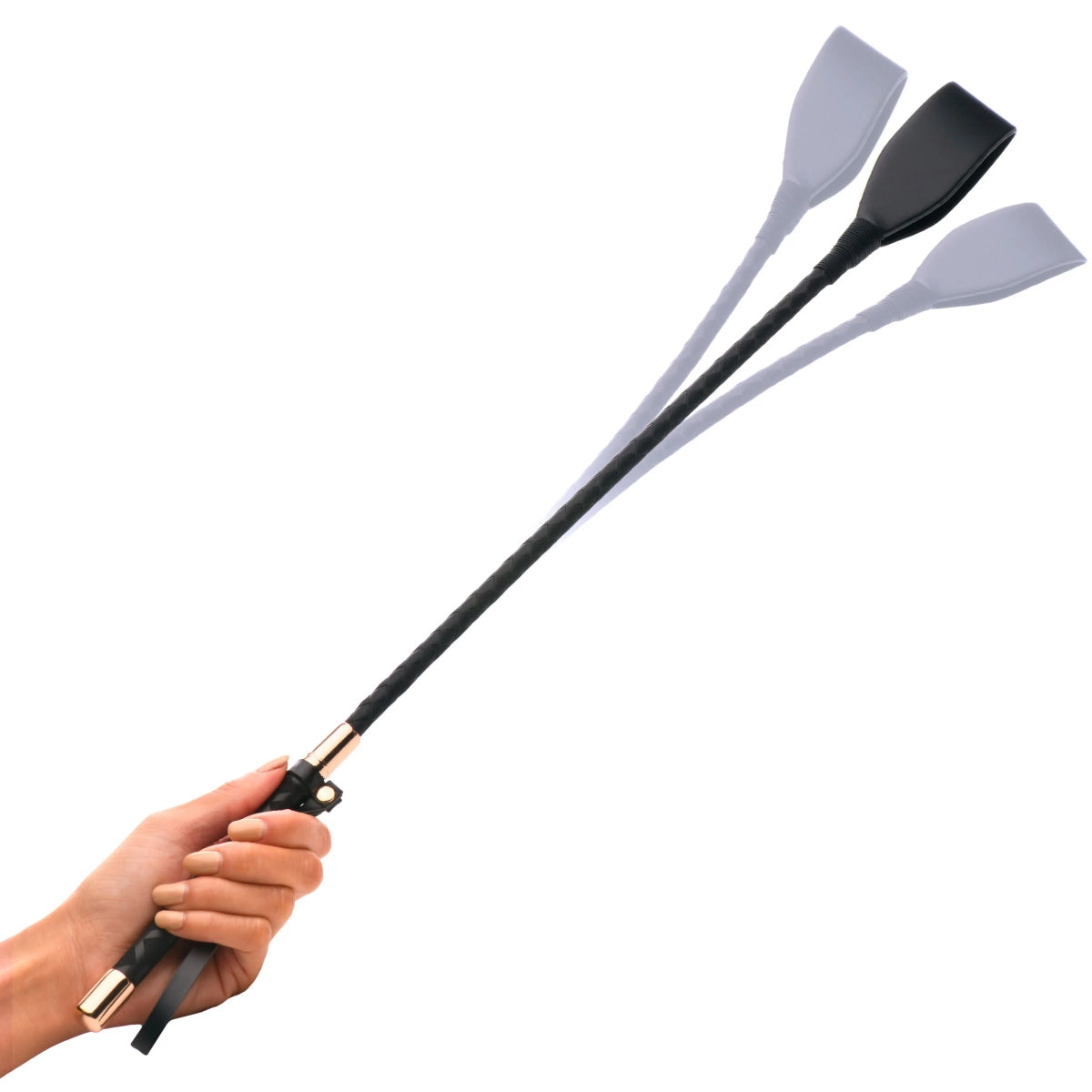 Master Series Stallion Riding Crop Black 24 Inch