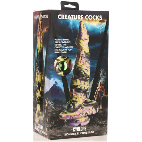 Creature Cocks Cyclops Monster Silicone Dildo Multi Colour - Simply Pleasure