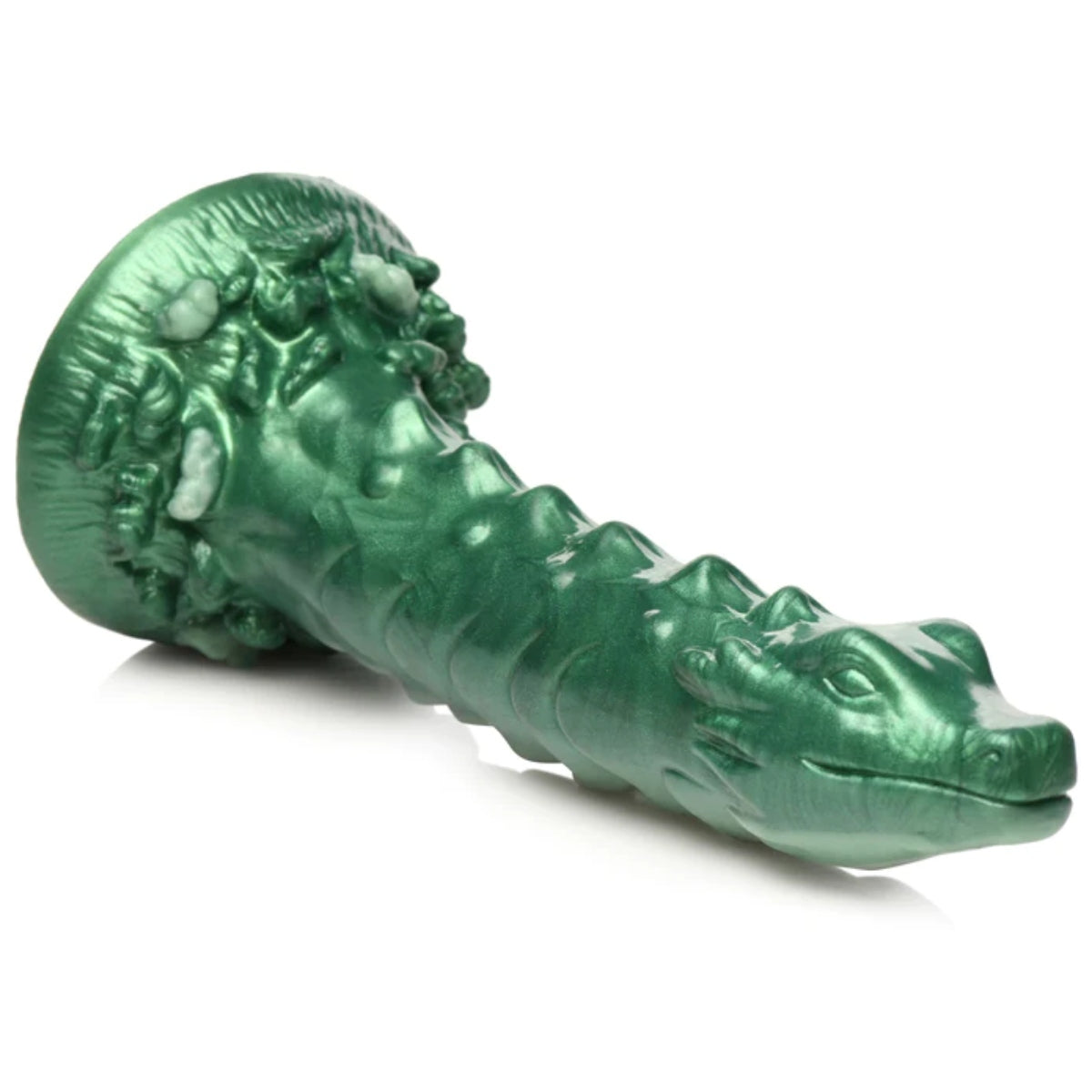 Creature Cocks Cockness Monster Lake Creature Silicone Dildo Green - Simply Pleasure