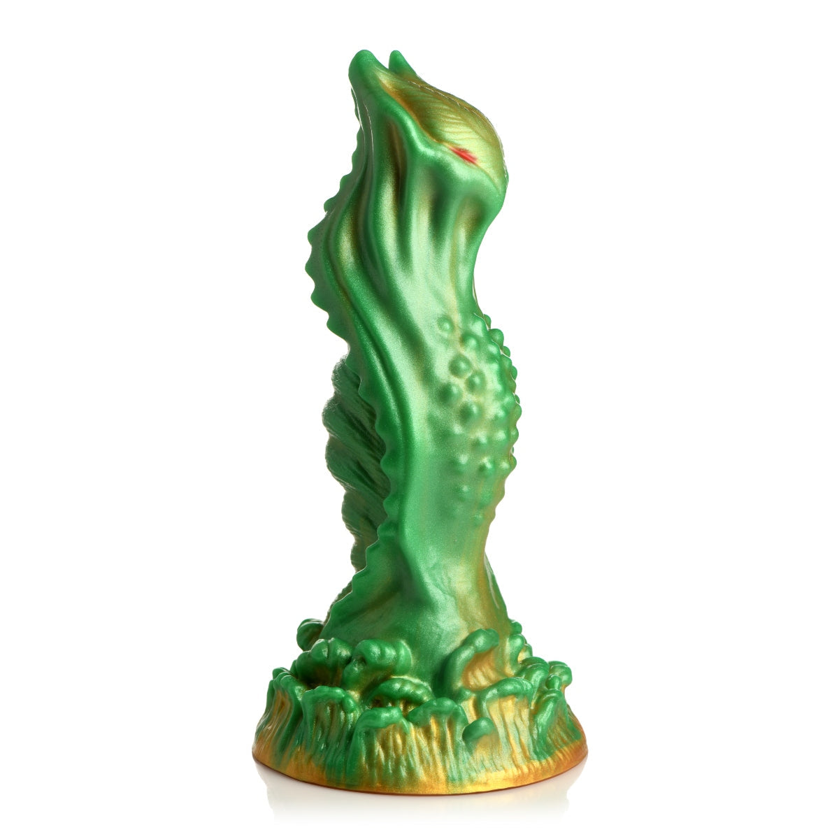 Creature Cocks Nebula Alien Silicone Dildo Green Yellow - Simply Pleasure