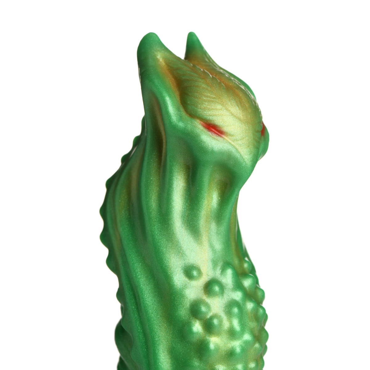 Creature Cocks Nebula Alien Silicone Dildo Green Yellow - Simply Pleasure