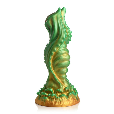 Creature Cocks Nebula Alien Silicone Dildo Green Yellow - Simply Pleasure