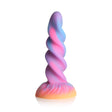 Creature Cocks Moon Rider Glow In The Dark Unicorn Dildo Blue Purple Pink - Simply Pleasure