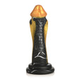 Creature Cocks Golden Mamba Silicone Dildo Gold Black - Simply Pleasure