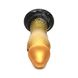 Creature Cocks Golden Mamba Silicone Dildo Gold Black - Simply Pleasure