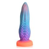 Creature Cocks Tenta-Cock Glow In The Dark Silicone Dildo Blue Pink Purple - Simply Pleasure
