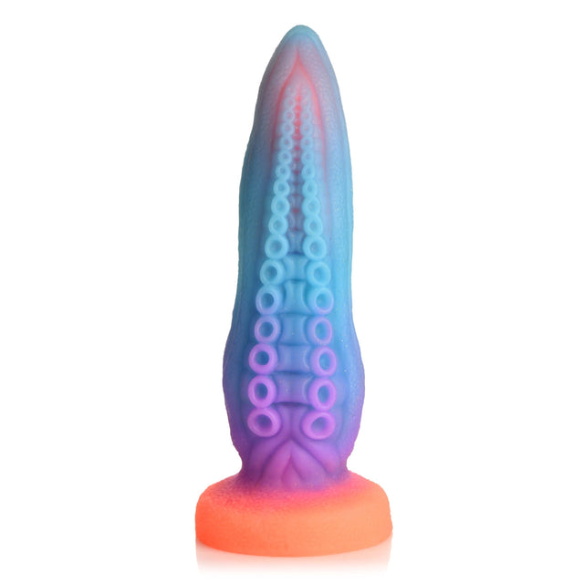 Creature Cocks Tenta-Cock Glow In The Dark Silicone Dildo Blue Pink Purple - Simply Pleasure