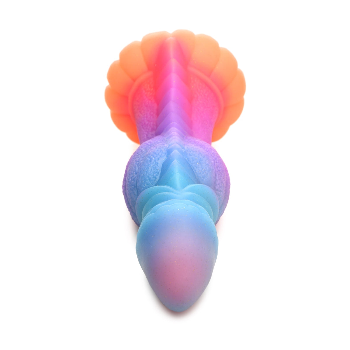 Creature Cocks Galactic Cock Alien Creature Glow In The Dark Silicone Dildo Blue Pink Purple - Simply Pleasure