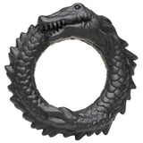 Creature Cocks Black Caiman Silicone Cock Ring Black