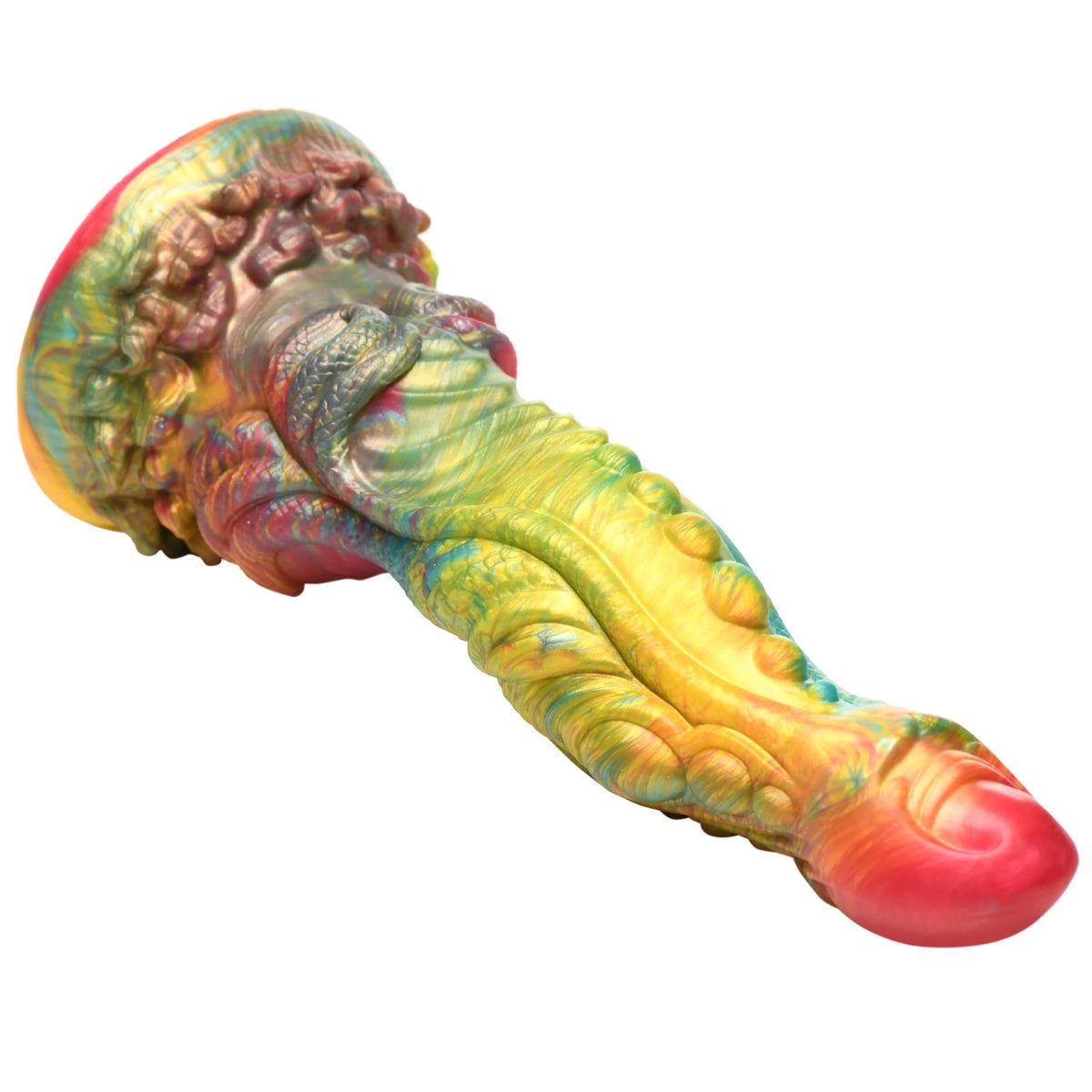 Creature Cocks Majestic Merman Silicone Dildo Rainbow