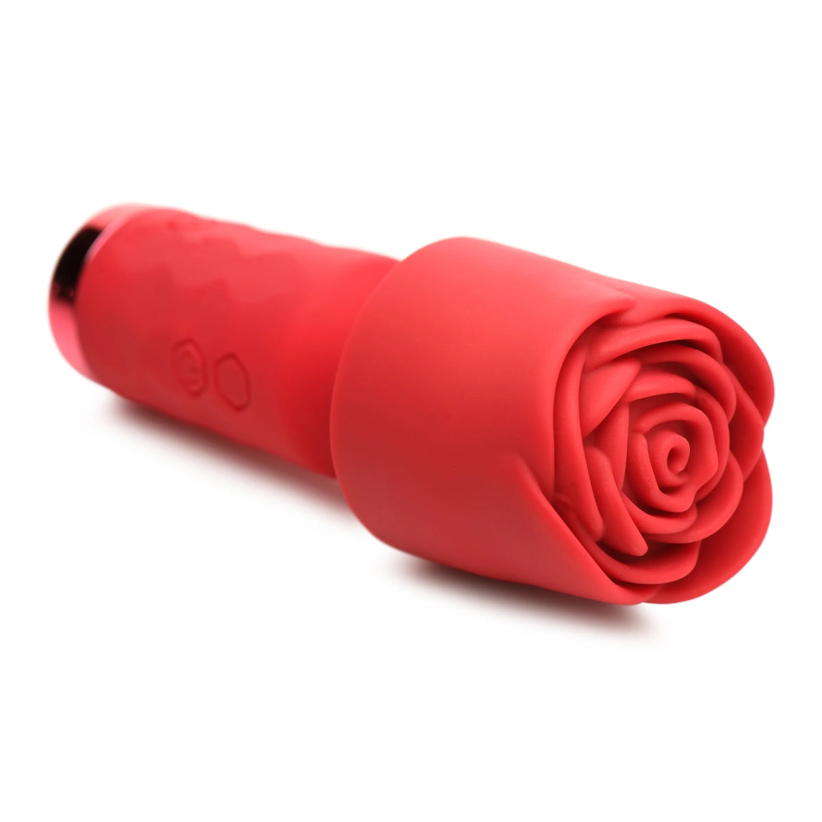 Bloomgasm Pleasure Rose Petite Mini Silicone Rose Wand Red