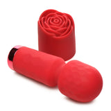 Bloomgasm Pleasure Rose Petite Mini Silicone Rose Wand Red