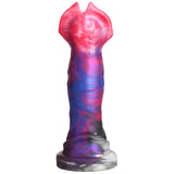 Creature Cocks Demogorgon Silicone Dildo Red Blue